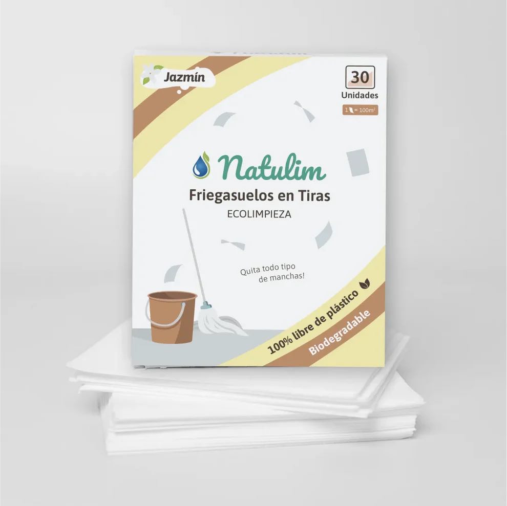Tiras friegasuelos Natulim ecológicas sin plástico